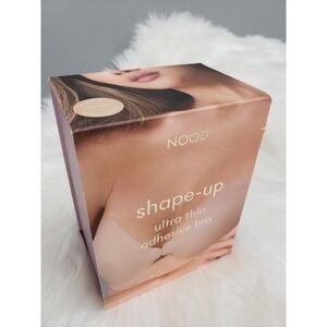 NEW NOOD Shape Up Adhesive Bra B #5 Soft Tan Strapless Ultra Thin Invisible